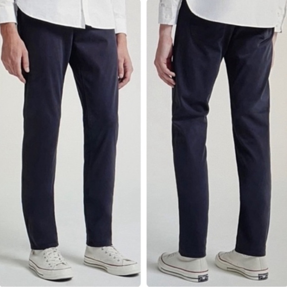 Adriano Goldschmied‎ Pants Mens 34 The Graduate Tailored Leg Black AG Jeans
